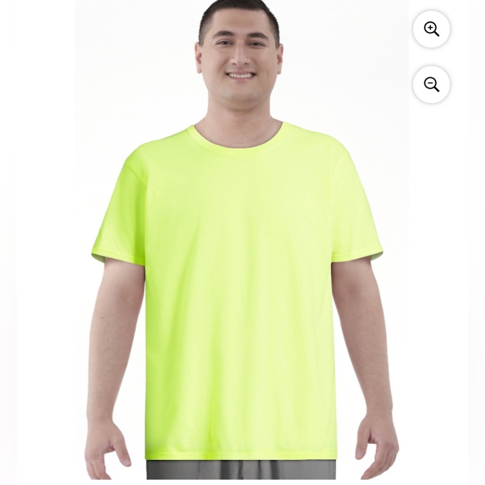 NWT 4X bright yellow t shirt men’s 1714